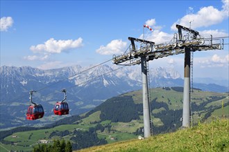 Cable car from Soell to the Hohe Salve