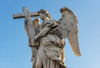 Statue of Angel with the Cross