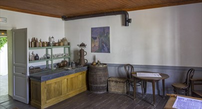 Taproom at the Pouldu Museum in the footsteps of Gauguin