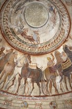 Ceiling painting in the Thracian tomb of Kazanlak
