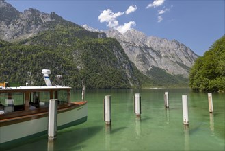 Historic electric boats on the Koenigssee