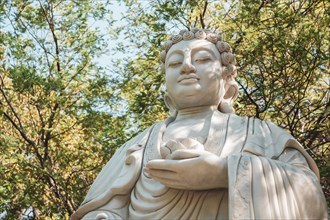 Figure of Buddha in the park of the Hong Hien pagoda