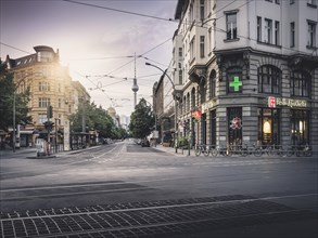 Street crossing in Berlin-Mitte