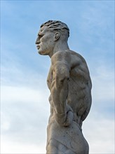 Athlete statue at Stadio dei Marmi