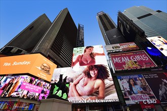 Advertising signs at Times Square