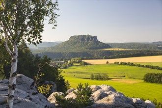 View from Rauenstein to Lilienstein