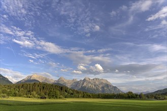 View of the Karwendel Mountains