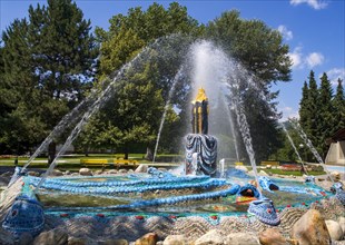 Moses Fountain by the artist Prof. Ernst Fuchs