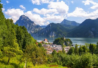 Lake Traun with Traunstein