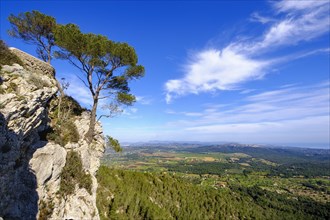 View from the mountain Puig de Sant Salvador