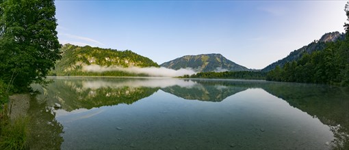 Morning fog at Lake Offensee
