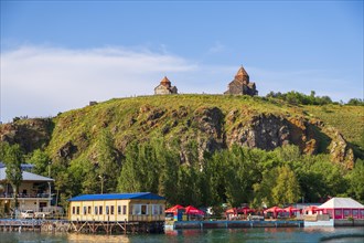 Armenian Orthodox Church Sevanavank above Lake Sevan