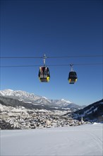 Schladming with Planai West cable car