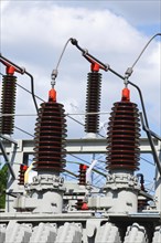 Isolators at an electrical substation