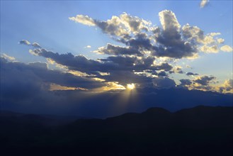 Sunset with clouds