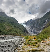 Glacier river Waiho River