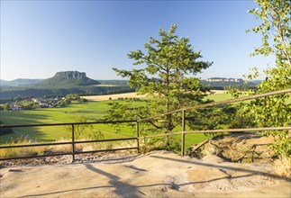 View from Rauenstein to Weissig