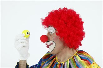 Clown with ball