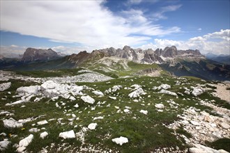 View from the Petz summit to the Catinaccio