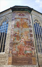 Wall painting on the choir