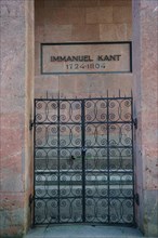 Tomb of Kant next to the Koenigsberg Cathedral on the Kant Island