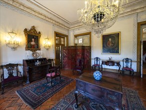 Interior view Palacio Nacional de Queluz