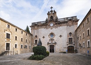 Sanctuary and monument to Bishop Pere-Joan Campins in the monastery of Lluc
