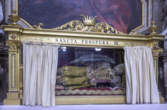 Relic Sancta Prospera in the pilgrimage church