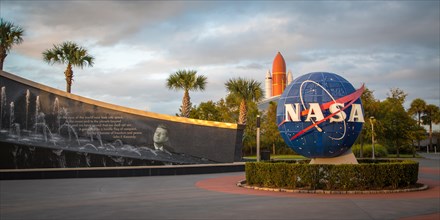 Entrance to Kennedy Space Center
