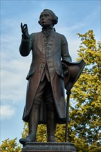 Statue of Immanuel Kant in front of the university