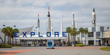 Entrance to Kennedy Space Center
