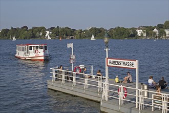 Liner on the Outer Alster Lake