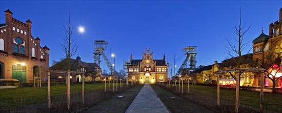 Zollern Colliery II/IV in the evening