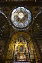 Church dome and high altar