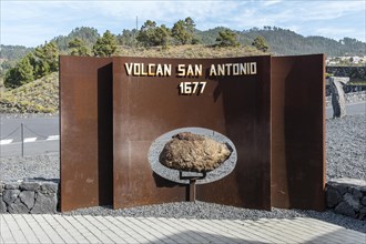 Entrance of the volcano San Antonio
