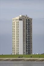 High-rise building on the coast