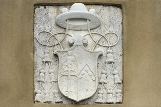 Relief with a coat of arms