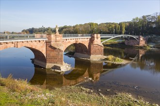 Poeppelmann Bridge over the Mulde River