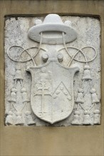 Relief with a coat of arms