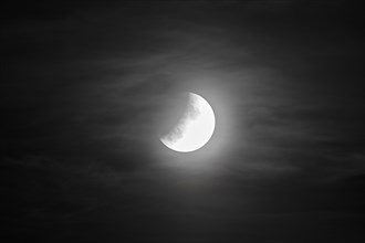 Partial lunar eclipse on 16.07.2019