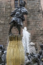 Fountain statue Hans Sachs