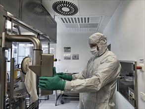 Laboratory assistant researching a vaccine against coronavirus