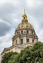 Cathedral of the Invalides with golden dome