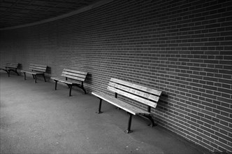 Empty benches