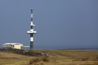 Radar tower on the Minsener Oog power plant