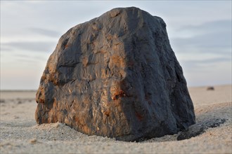 Sanded basalt stone