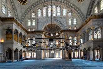 Interior of the Nuruosmaniye Mosque