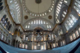 Interior of the Nuruosmaniye Mosque