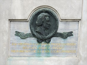 Wolfgang Amadeus Mozart Memorial Plaque