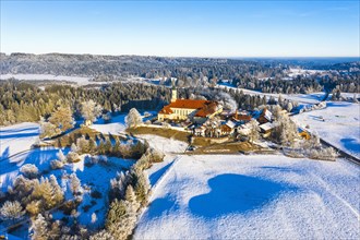 Reutberg monastery in winter